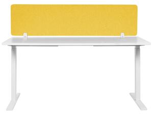 Sárga asztali térelválasztó 160 x 40 cm WALLY