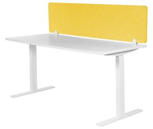 Sárga asztali térelválasztó 180 x 40 cm WALLY