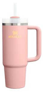 Barackszínű rozsdamentes acél termosz szívószállal 890 ml Quencher H2.O FlowState™ Tumbler Peach Rose – Stanley