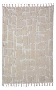 Krémszínű szőnyeg 133x190 cm Esra Cobbled – Flair Rugs
