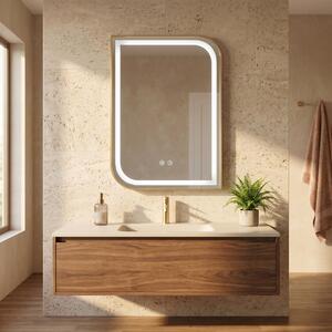 LED Tükör ZONE 80X60 GOLD BRUSH