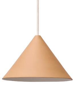 Függőlámpa Moebe, Ceramic Cone, dimmable, Bézs, Nappali, Kerámia, Dizájn