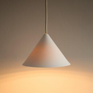Függőlámpa Moebe, Ceramic Cone, dimmable, Fehér, Nappali, Kerámia, Dizájn