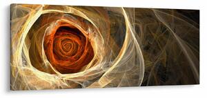 Kép - Absztrakt rózsák tüzes színekben (120x50 cm)