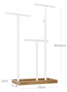 Songmics ékszertartó asztali állvány - állítható magasság