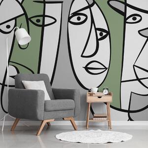 Fotótapéta Absztrakt arcok, Fotótapéta modern, w05504v2 : Uwalls.hu