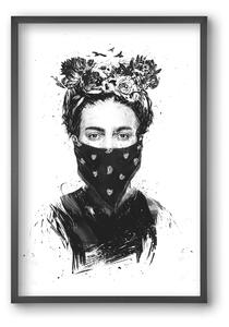 Rebel girl - falikép keretben | artbridge
