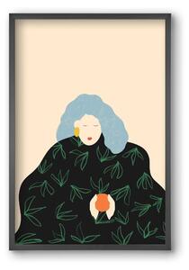 Tangerine - falikép keretben | artbridge