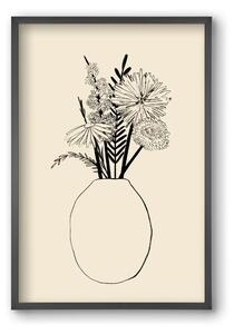 BOUQUET OF FLOWERS - falikép keretben | artbridge
