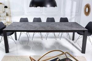Széthúzható étkezőasztal Narissara X7 180-240 cm gránit - márvány utánzata