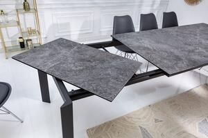 Széthúzható étkezőasztal Narissara X7 180-240 cm gránit - márvány utánzata