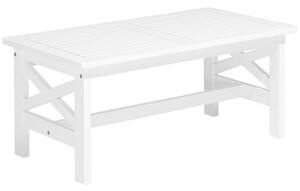 Fehér Kerti Akácfa Asztal 100 x 55 cm BALTIC II