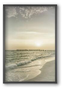 Gasparilla Island Sunset | Vintage - falikép keretben | artbridge