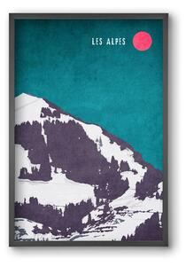 Les Alpes - falikép keretben | artbridge