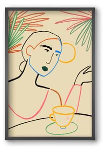 SUNRISE COFFEE - falikép keretben | artbridge