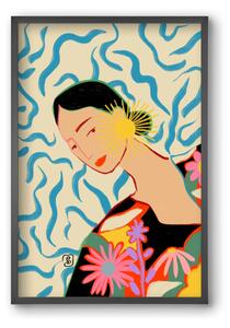 SUN AND SMILE - falikép keretben | artbridge