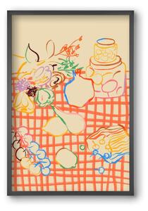 SUMMER FRUIT STILL LIFE - falikép keretben | artbridge