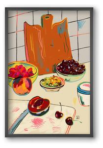 AUTUMN FRUIT STILL LIFE - falikép keretben | artbridge
