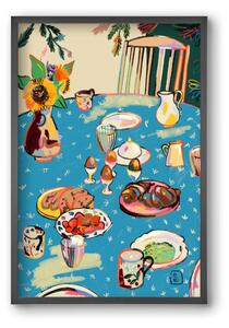 BREAKFAST IN THE GARDEN - falikép keretben | artbridge