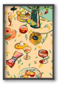 COCKTAILS IN THE GARDEN - falikép keretben | artbridge
