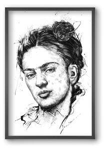 Frida - falikép keretben | artbridge