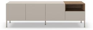 Krémszínű TV-állvány 180x55 cm Cailin – Marckeric