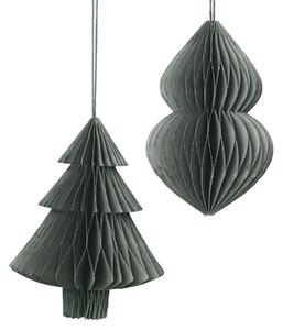 Karácsonyi dekorációk Broste Copenhagen DECO 'CHRISTMAS MIX' PAPIER X2