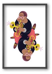 Jazz musician series - Dizzy - falikép keretben | artbridge