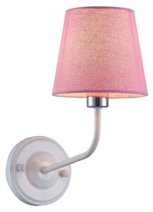 Candellux Fali lámpa YORK 1xE14/60W/230V rózsaszín/fehér CA0747