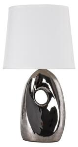 Candellux Asztali lámpa HIERRO 1xE27/60W/230V fehér/fényes króm CA0742
