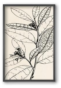 MINIMAL PLANT 02 - falikép keretben | artbridge