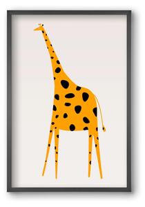 Cute giraffe - falikép keretben | artbridge