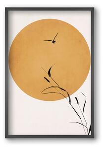 Silent sunset - falikép keretben | artbridge