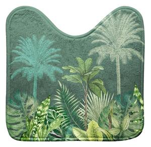 Zöld textil fürdőszobai kilépő WC-hez 45x45 cm Vagabonde – douceur d'intérieur