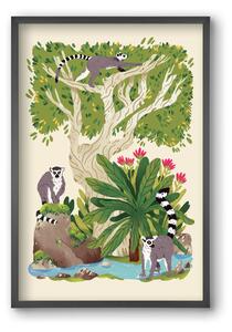 Life in the jungle - falikép keretben | artbridge