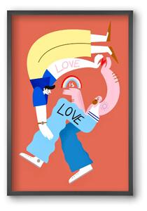 Love is Love - falikép keretben | artbridge