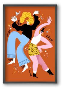 Dance - falikép keretben | artbridge