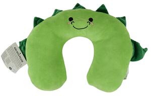 Utazós párnácska TRAVEL FRIENDS 33x25 cm plüss - több színben Termék színe: Zöld