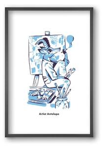 Artist Antelope - falikép keretben | artbridge