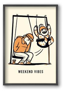 Weekend vibes - falikép keretben | artbridge