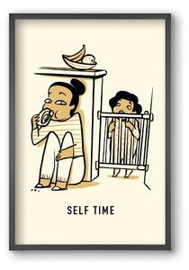 Self time - falikép keretben | artbridge