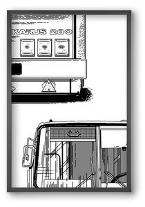 Ikarus 280 :) - falikép keretben | artbridge