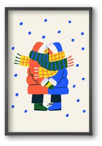 Winter Love - falikép keretben | artbridge