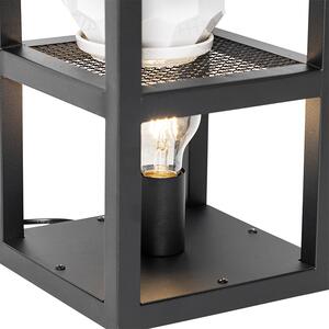 Ipari asztali lámpa fekete - Cage Rack