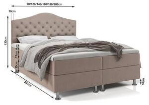 LADY elegáns ágy - 200x200, bézs