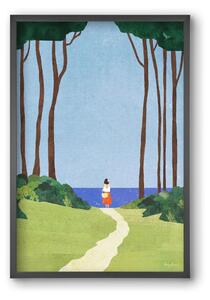 Beach Girl II - falikép keretben | artbridge