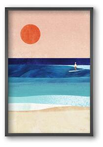 Surf Girl - falikép keretben | artbridge