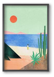 Beach Girl III - falikép keretben | artbridge