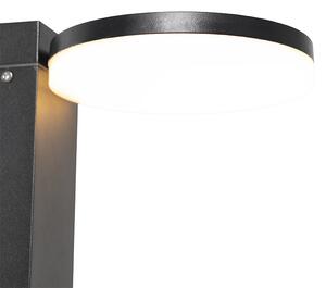 Álló kültéri lámpa, fekete 50 cm, LED 2-fényes IP44 - Esmee
