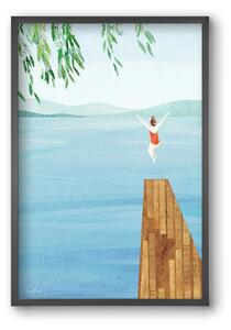 Wild Swimming - falikép keretben | artbridge